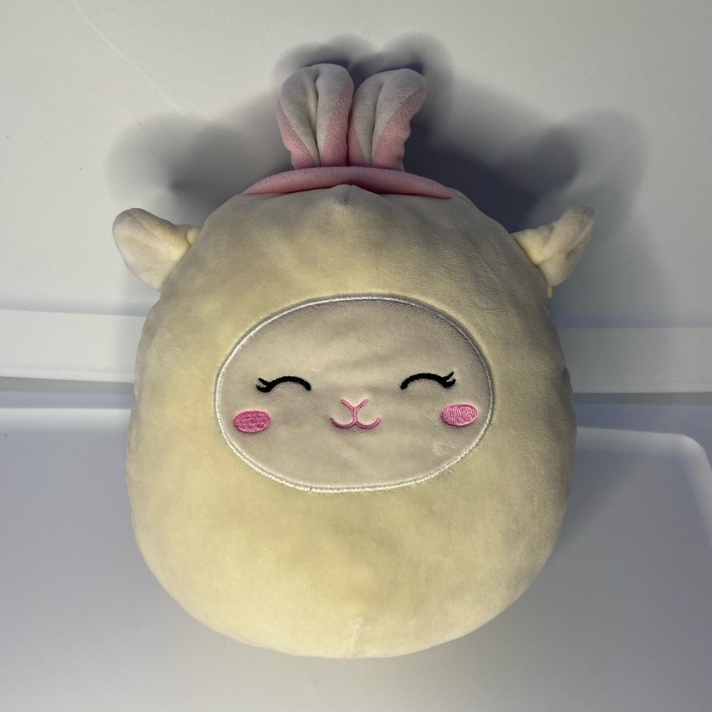 Squishmallow lamb with bunny ears